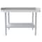 Koolmore 16 Gauge Stainless Steel Commercial Equipment Stand - 360 x 24 Heavy Duty Griddle Stand w/Undershelf EQT-163036 - alternate 1